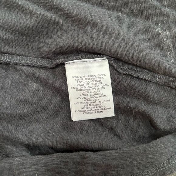 Meadow Rue Black & White Geometric Print Blouse size S - Picture 6 of 7